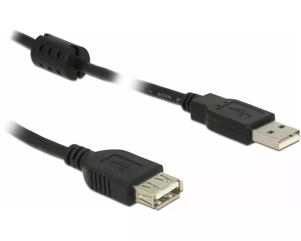 Delock USB 2.0-Verlängerungskabel USB-A - USB-A 0.5 m