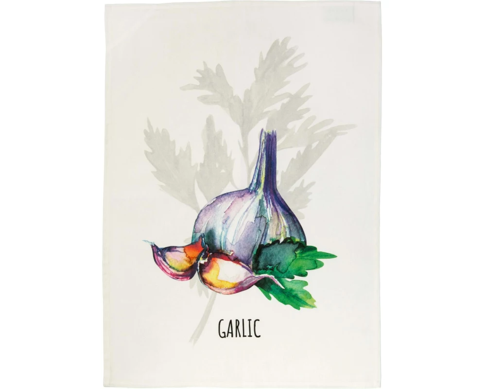 Pichler Geschirrtuch Garlic Weiss