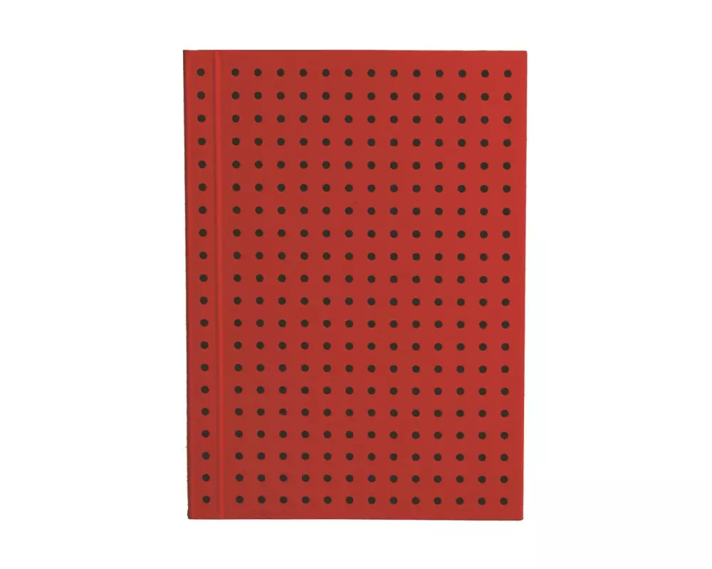 PaperOh Notizbuch Circulo A7, Blanko, Rot