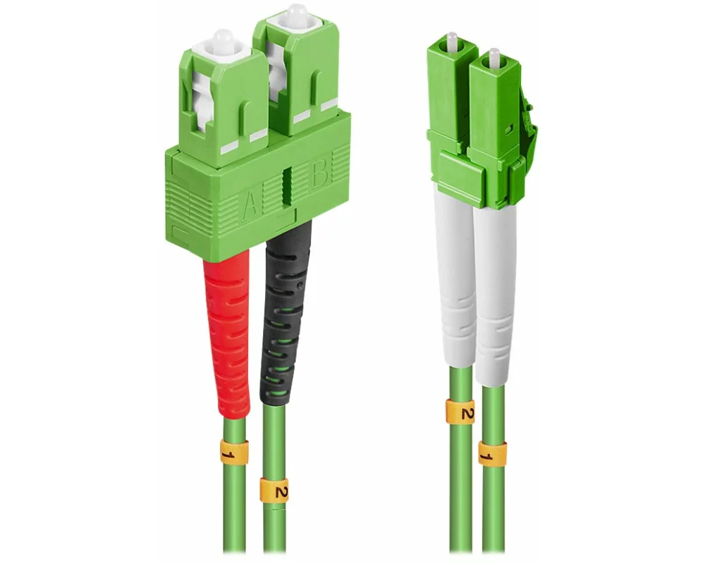 LINDY 10m fiber optic cable, LC/SC, 50/125um, OM5