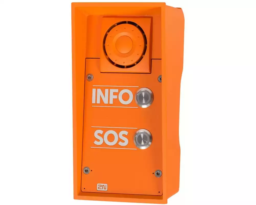 2N IP Türstation IP Safety 2 Tasten, 10 W Lautsprecher