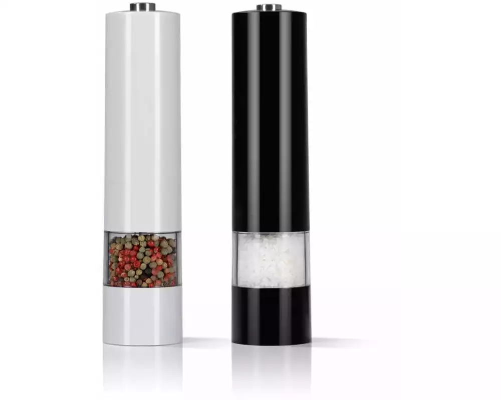 GOURMETmaxx Salz- und Pfeffermühle 22.4 cm, Schwarz/Weiss