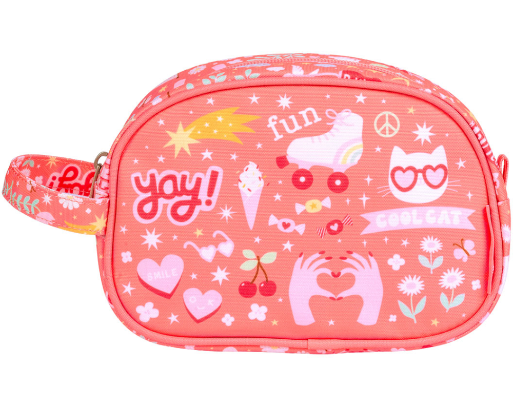 ALLC Kulturbeutel Fun TOFUCO11 rosa 20.5x14x9.5cm