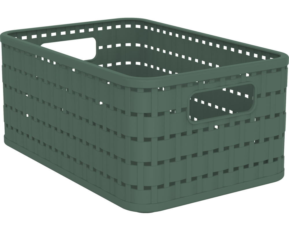 ROTHO Korb Country 4lt 1165505151PC Deep Forest grün 237×158×108mm