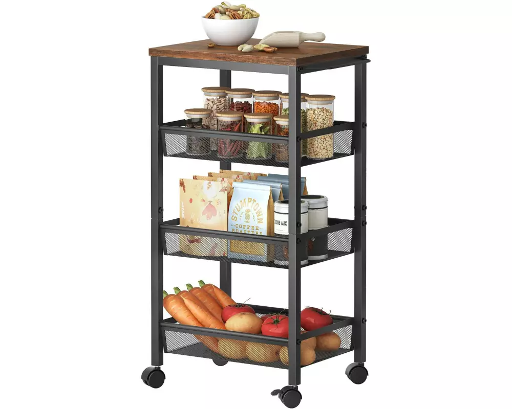 relaxdays Nischenwagen 77 x 22 x 45.5 cm Schwarz