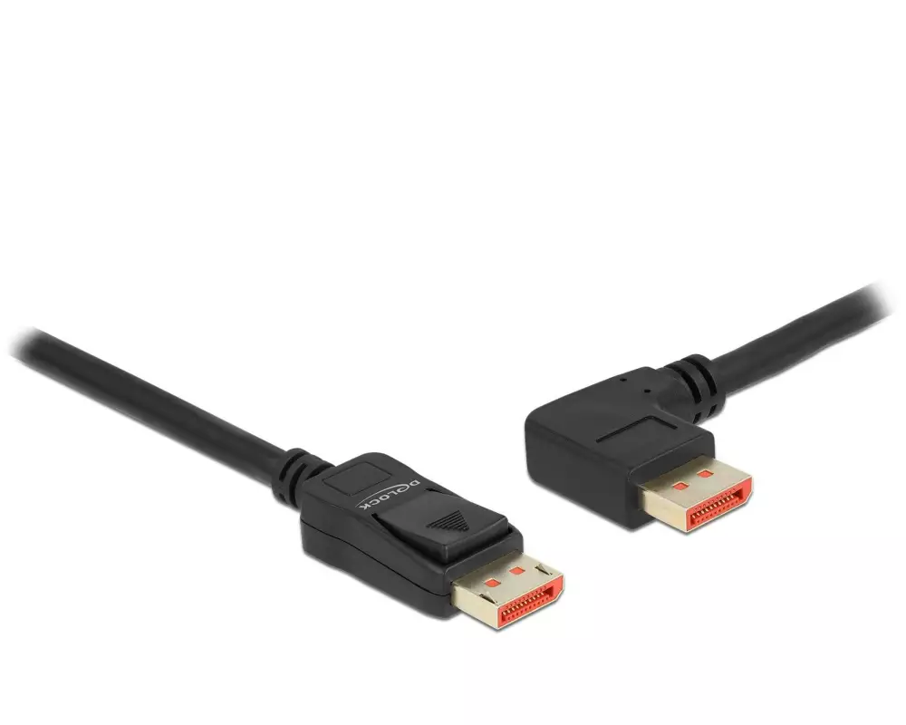 Delock Kabel Links gewinkelt DisplayPort - DisplayPort, 5 m