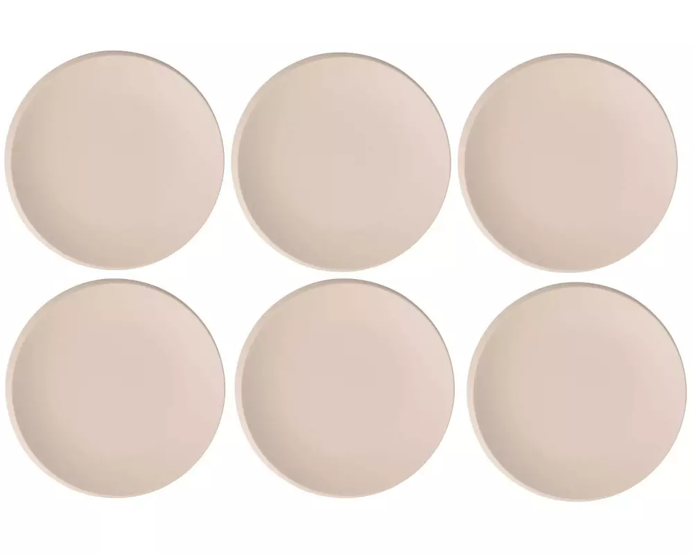 Villeroy & Boch Frühstücks- & Dessertteller NewMoon Ø 24 cm, 6 Stück, Beige