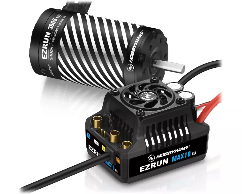 Hobbywing Brushless-Antriebsset Ezrun MAX10 G2 140A Combo 2400 kV