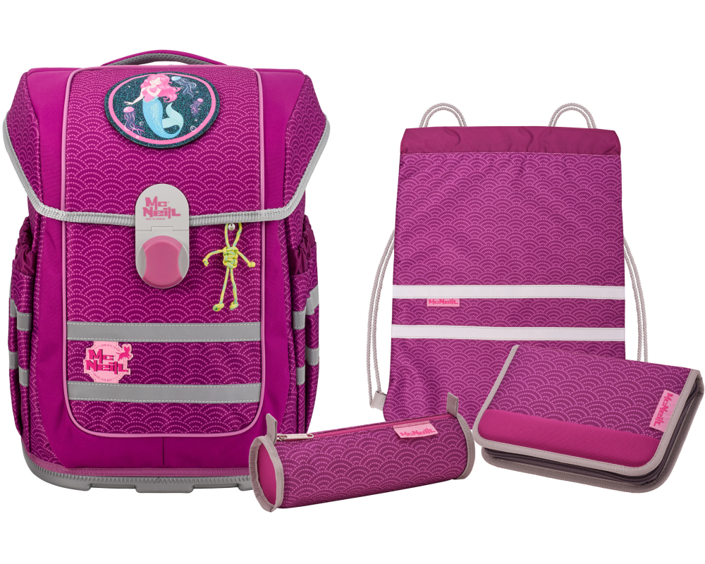 MCNEILL Schulranzen-Set McOcean 9656248000 PUNTOPINK 5-teilig