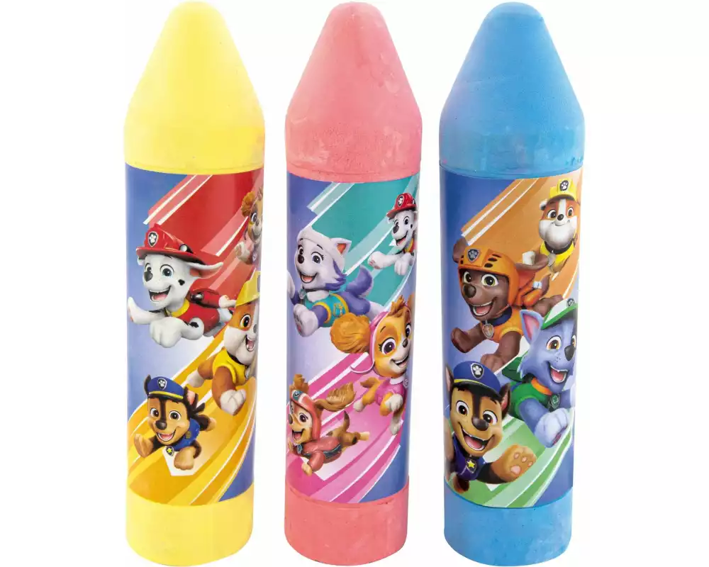 John Strassenkreide Jumbo Paw 3 Stück Assortiert