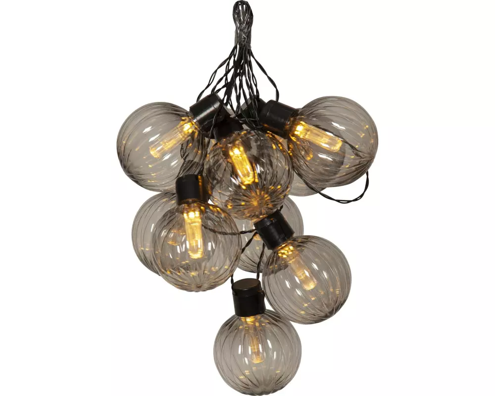 Star Trading Lichterkette Archy, 10 LEDs, 3.6 m, Schwarz