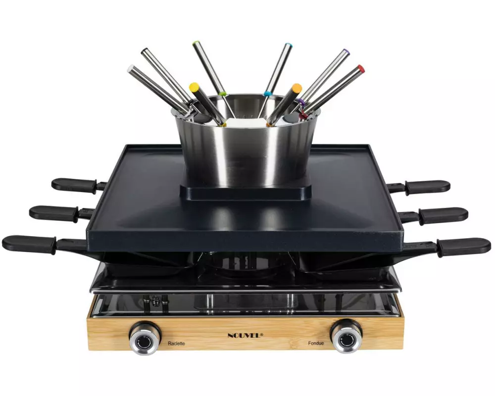 Nouvel Raclette-Gerät Prime 3in1 230 V, 1750W, 27-teilig, 8 Pers.