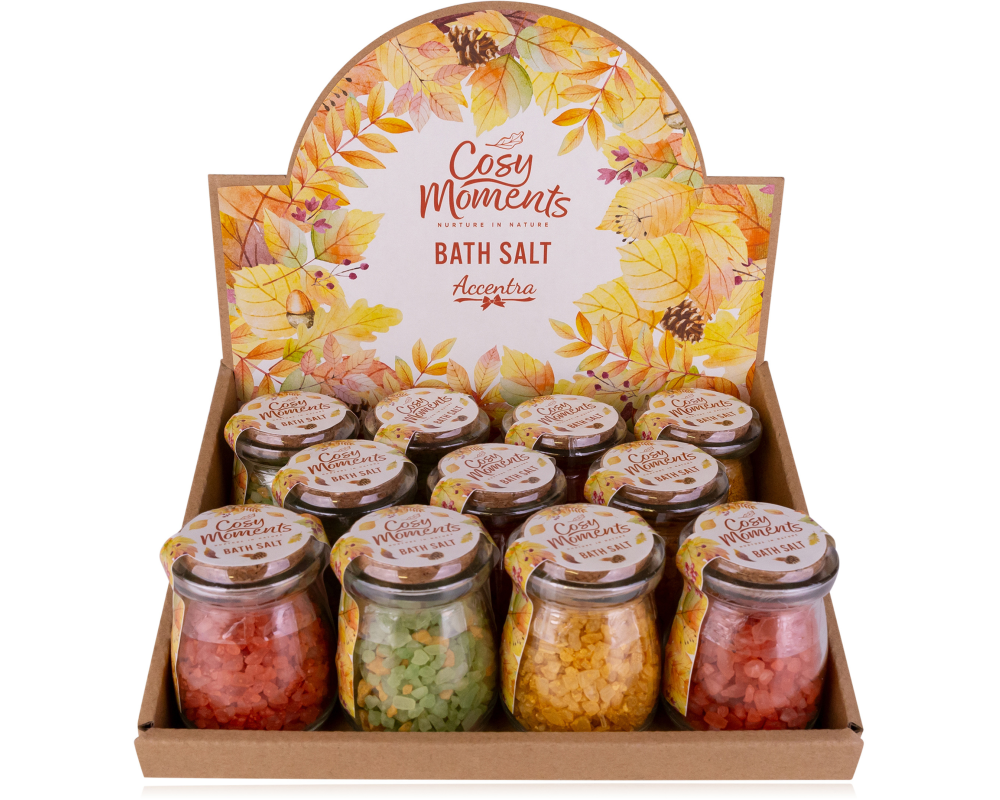 ACCENTRA Badesalz 125g 5060089 COSY MOMENTS, 3 assortiert