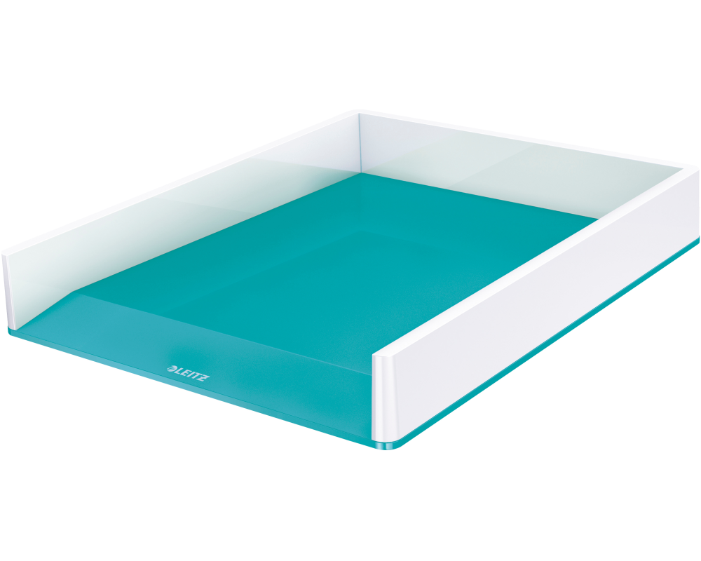 LEITZ Briefkorb WOW A4 5361-10-51 weiss/eisblau