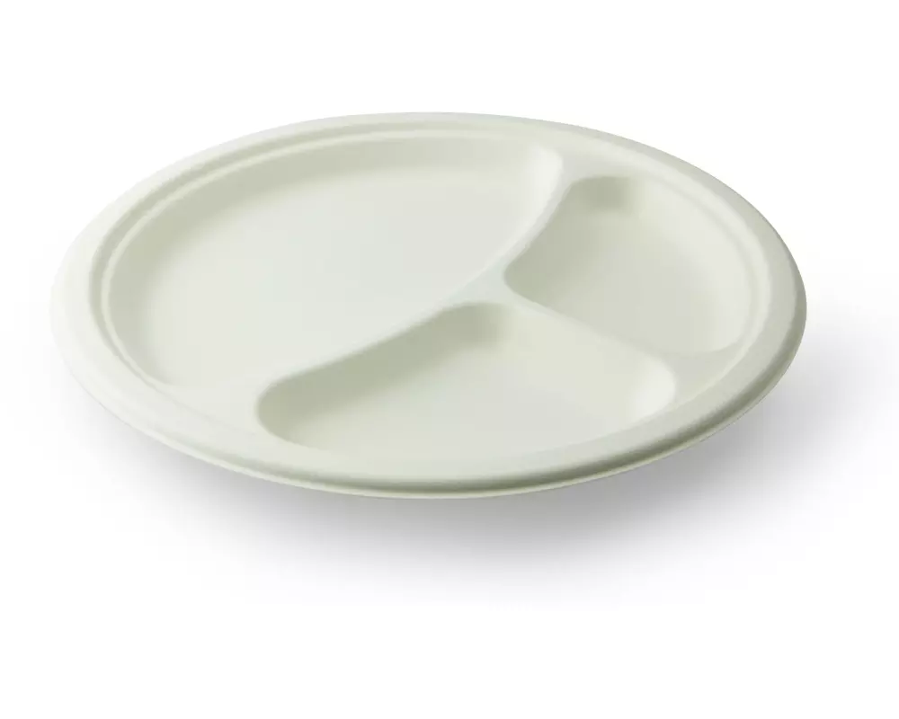 Sier Einwegteller Mondial 25.8 cm, 40 Stück, Weiss