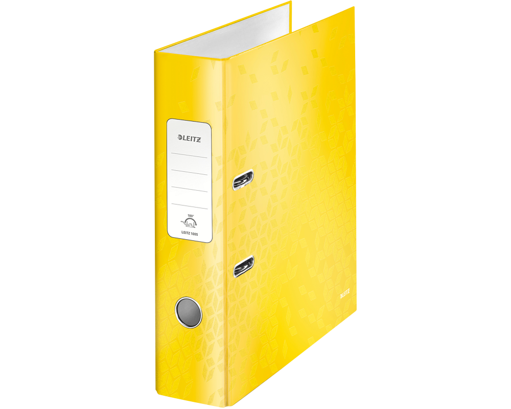 LEITZ Ordner WOW 180° 8cm 1005-00-16 gelb A4
