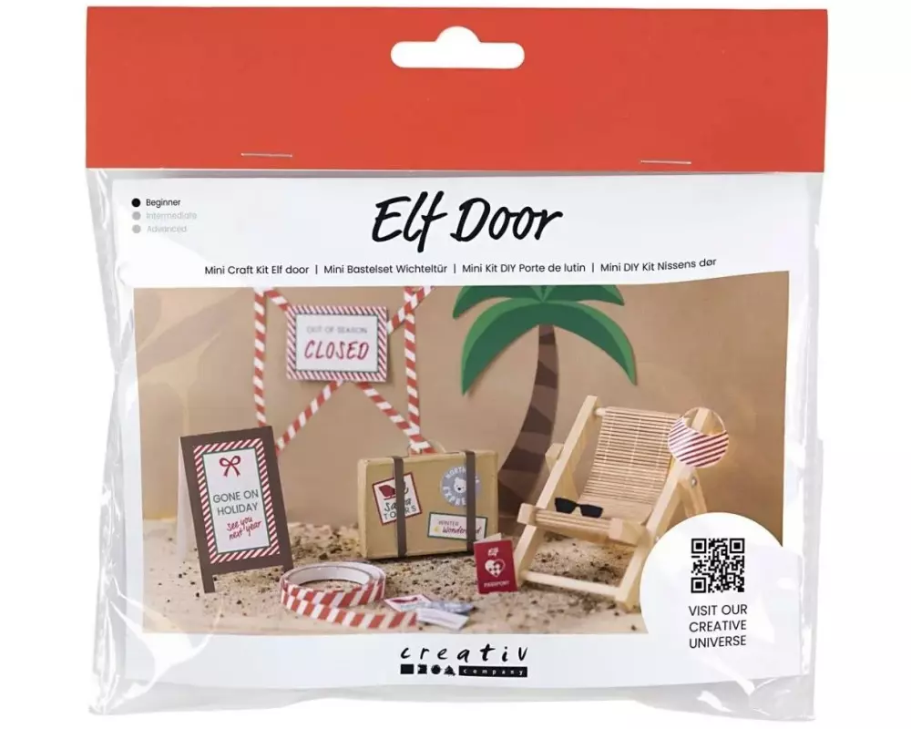 Creativ Company Mini-Utensilien Elfentür / Wichteltür Szene Ferien