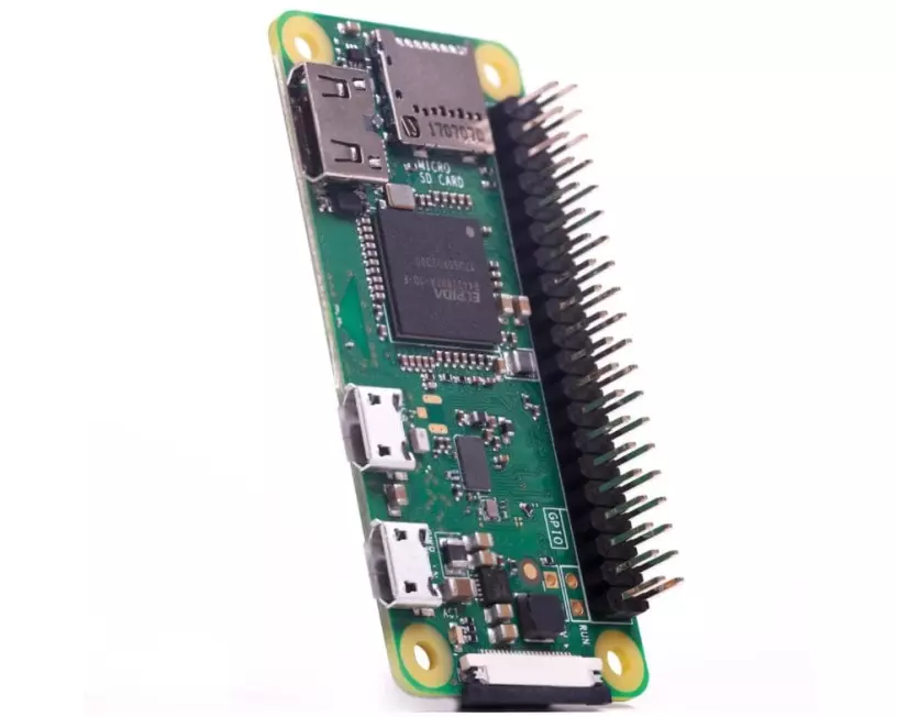 Raspberry Pi Entwicklerboard Raspberry Pi Zero W 512 MB mit GPIO Header