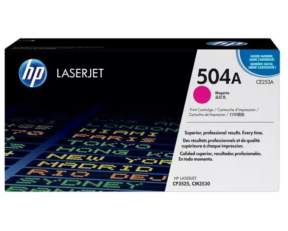 HP Toner Nr. 504A (CE253A) Magenta