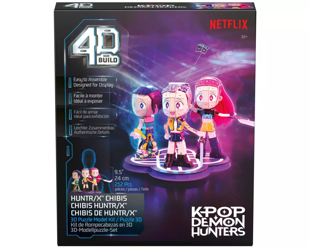 Spinmaster K-Pop Demon Hunters – Huntrix Chibi 3D-Puzzle Mehrfarbig