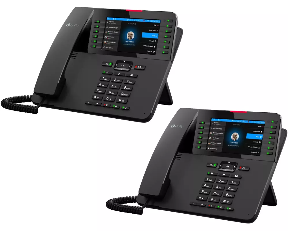 UNIFY Tischtelefon OpenScape CP710 Kit Schwarz