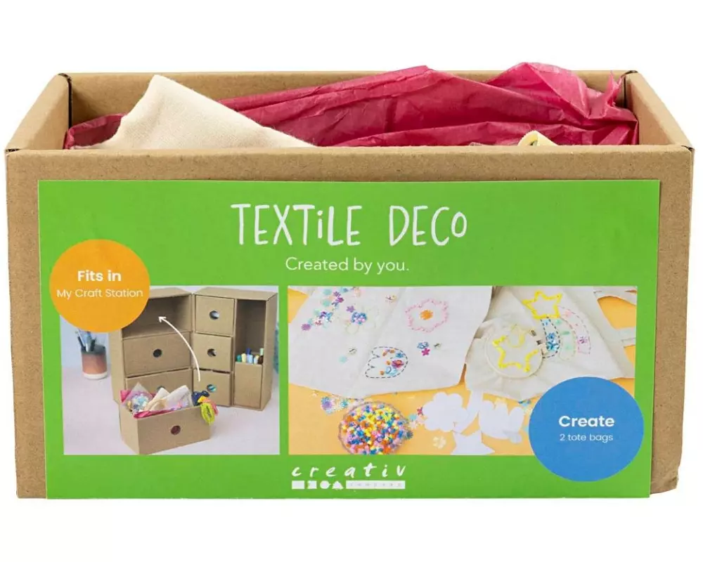 Creativ Company Bastelset Zubehör Meine Kreativwerkstatt Textildekoration