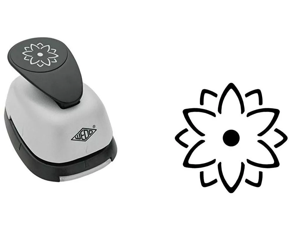 WEDO Motivstanzer 3D Blume, 3.5 cm