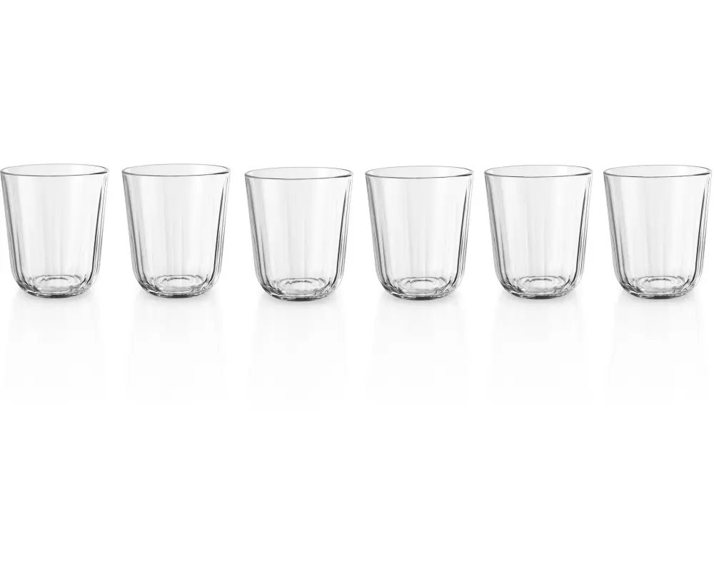 Eva Solo Trinkglas Facette 270 ml, 6 Stück, Transparent