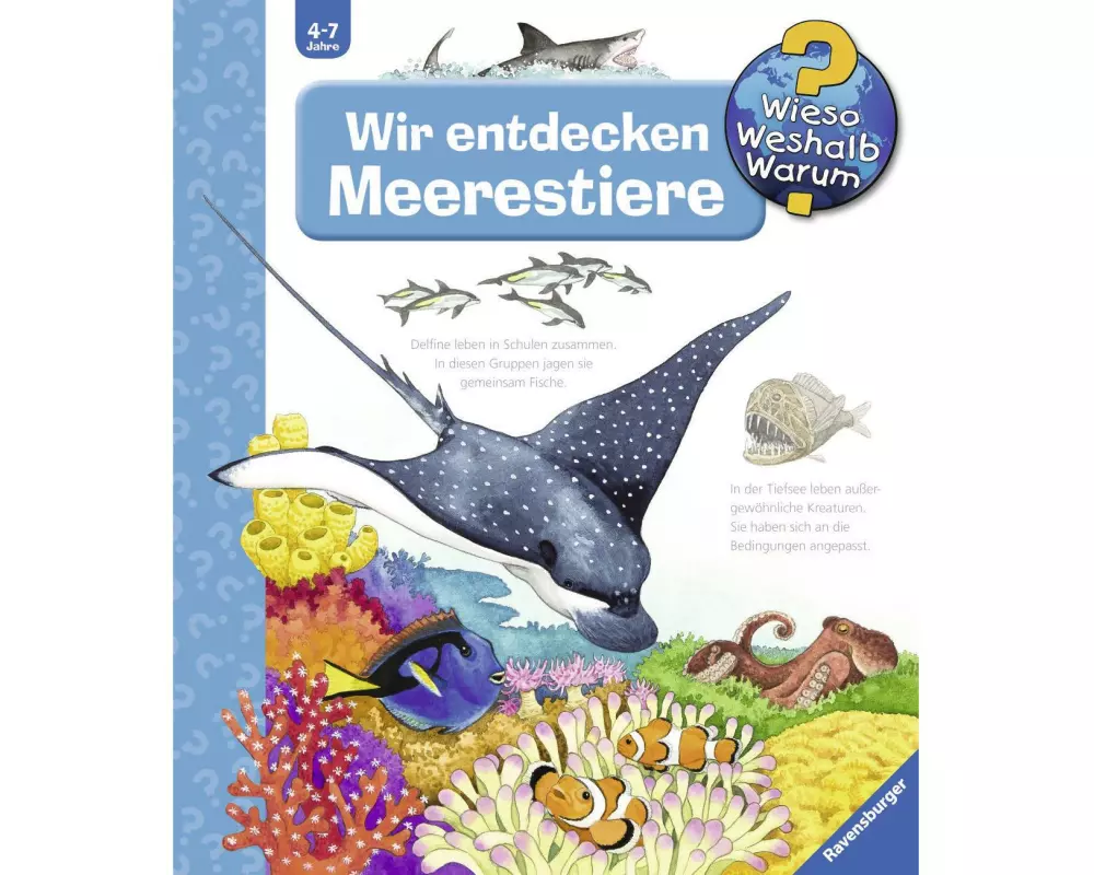 Ravensburger Kinder-Sachbuch WWW Wir entdecken Meerestiere