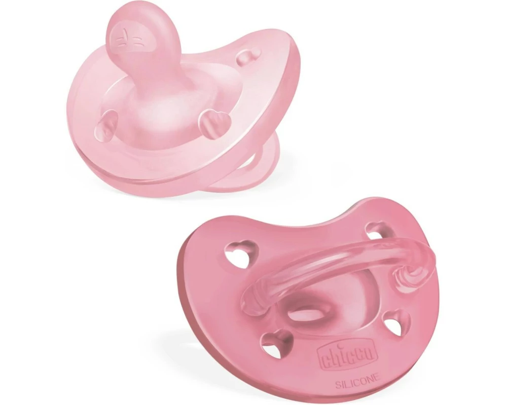 Chicco Nuggi Physioforma Soft 2er 6-16M, pink