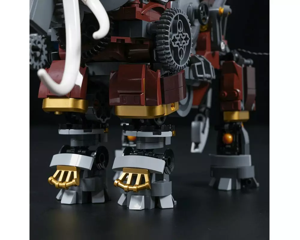 Lumibricks Steamphant mit LED-Beleuchtung Kunststoff Mehrfarbig