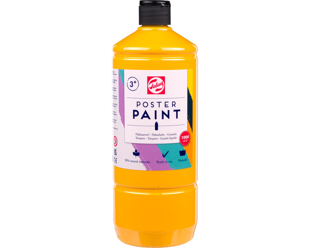 TALENS Plakatfarbe 1000ml 36712411 sonnengelb