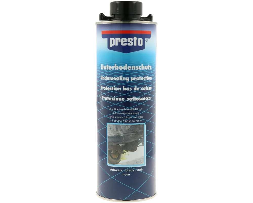 Presto Unterbodenschutz Bitumen Schwarz 1000 ml