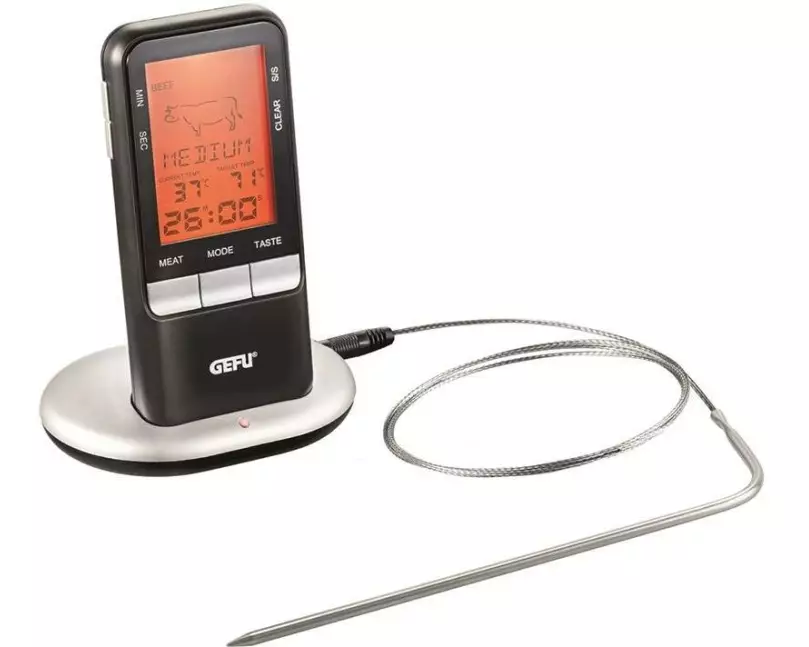 GEFU Fleischthermometer Digitales Funk-Bratenthermometer HÄNDI