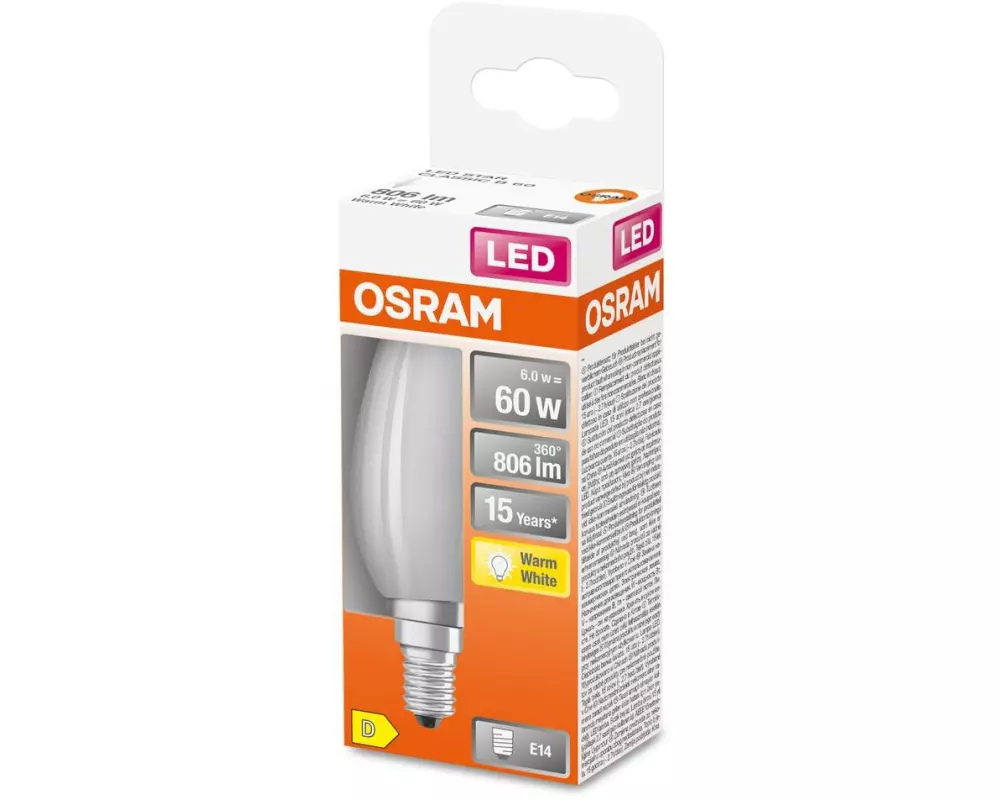 OSRAM Lampe Star Retrofit, 6W, E14 Warmweiss (WW)