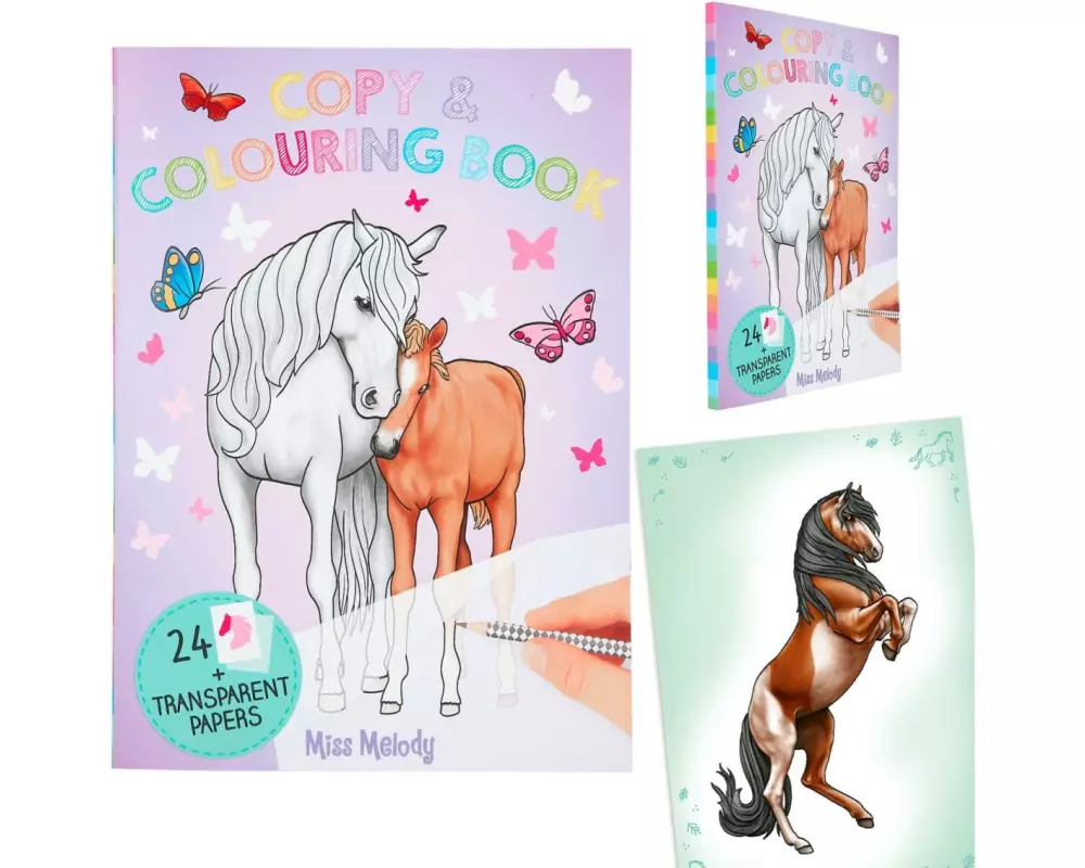 Depesche Malbuch Kopierbuch Miss Melody 17 x 24 cm