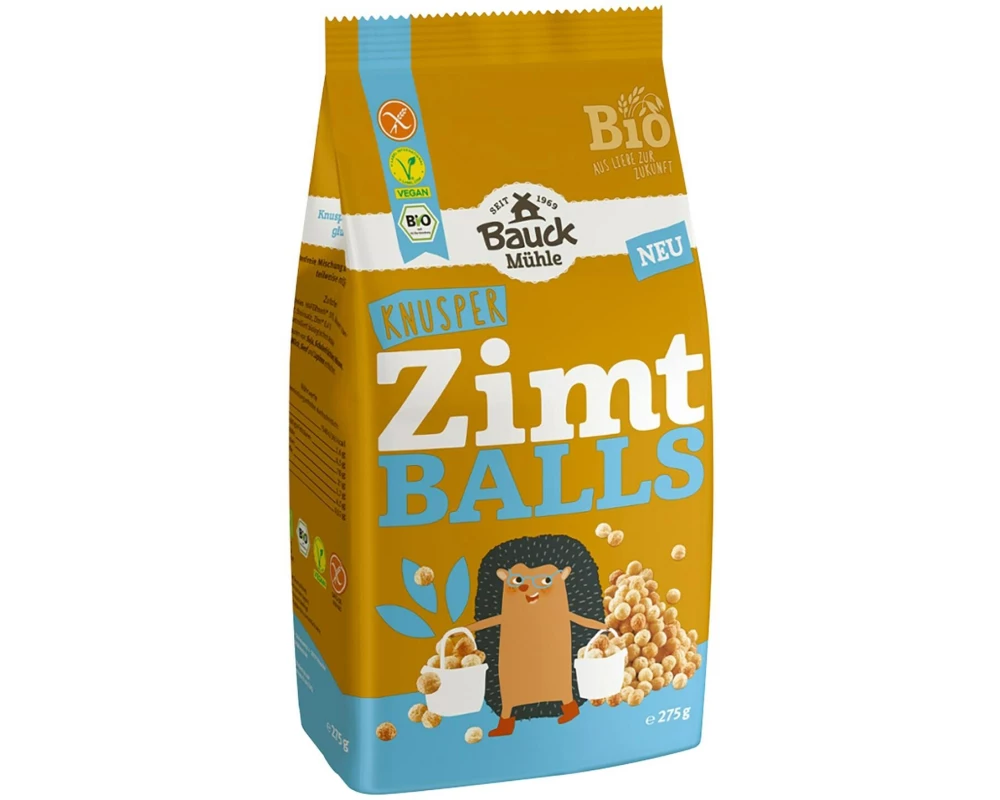Bauck Mühle Zimt Balls Glutenfrei, 275 g