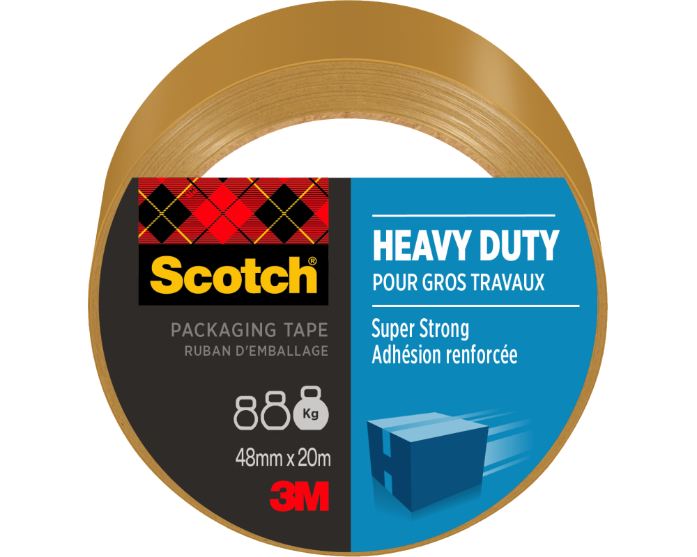 SCOTCH Verpackungsband 48mmx20m C5020D-R heavy duty, braun