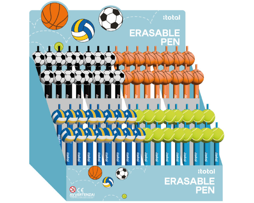 I-TOTAL Gelschreiber 0.5mm XL3169B Sport, radierbar, assortiert