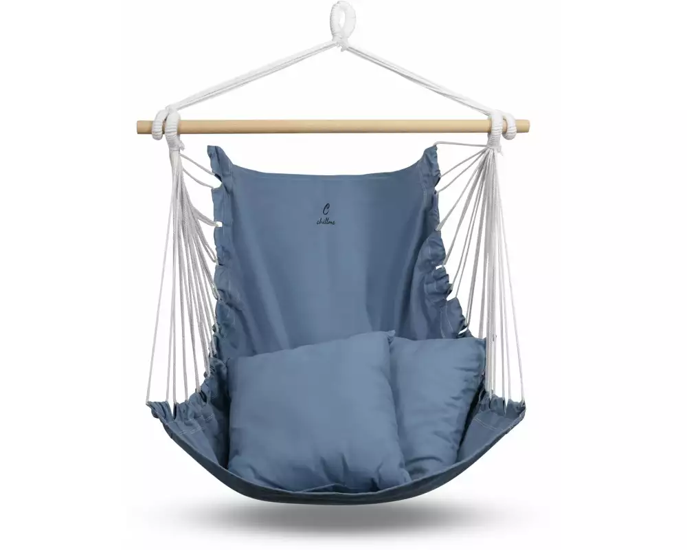 Chillme Hängestuhl Blau 130 x 100 cm
