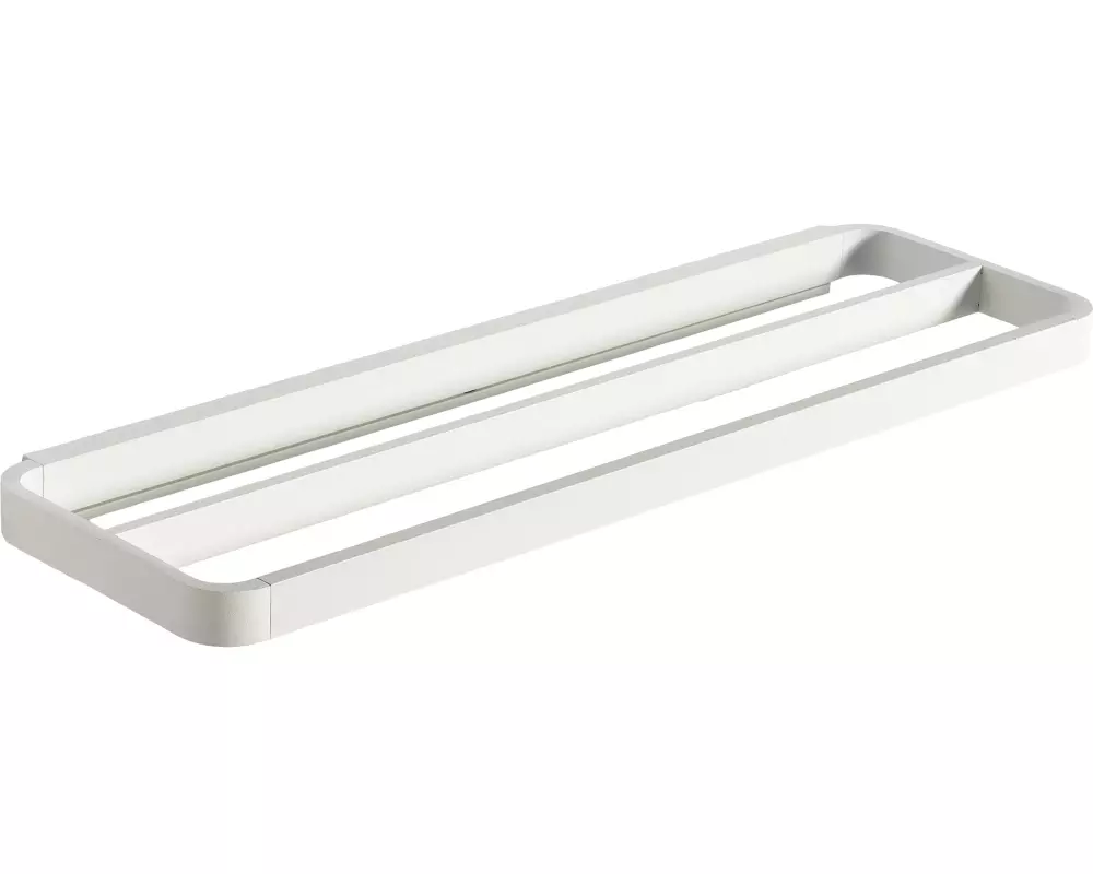 Zone Denmark Handtuchhalter Rim 44 cm x 7.5 cm x 2.5 cm, 2-fach, Weiss