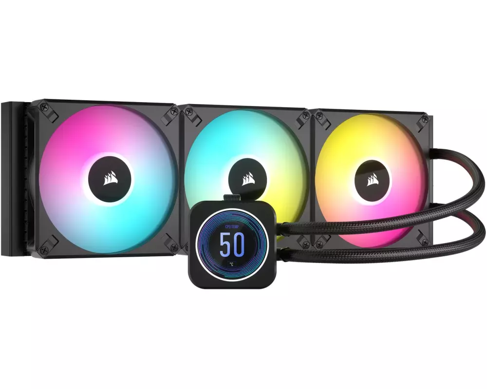 Corsair Wasserkühlung iCUE H170i Elite LCD XT Schwarz