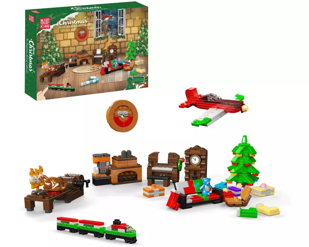 Mould King 10164 Adventskalender 1, Mini-Bauprojekt 24 Türchen