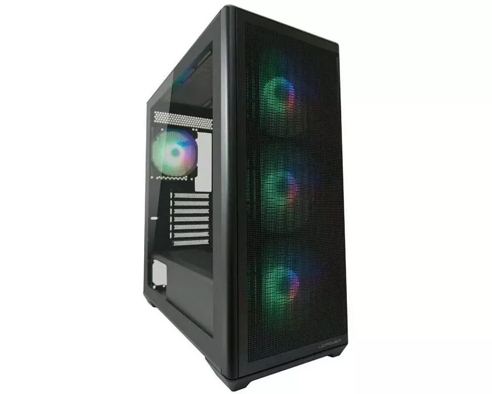 LC-Power PC-Gehäuse 811B Meshwork XL Dark (LC-811B-ON) Schwarz