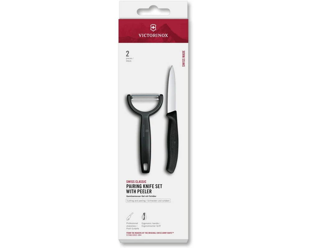 Victorinox Messer-Set Swiss Classic, Schwarz