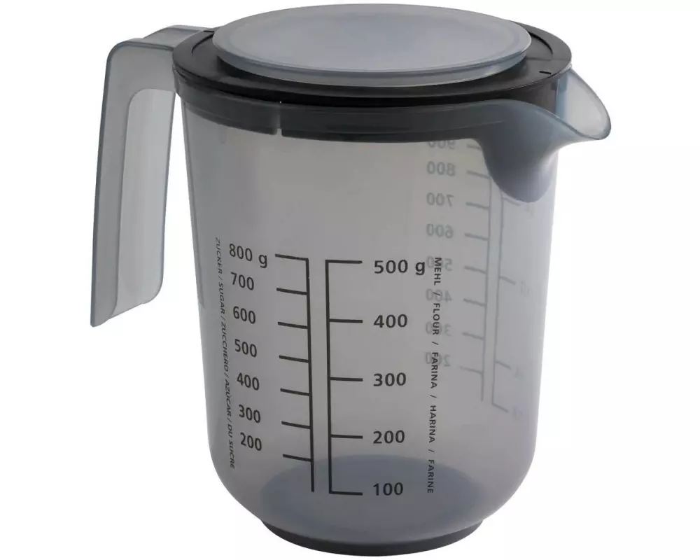 APS Rührbecher mit Deckel MIXUP 1 l, French Grey