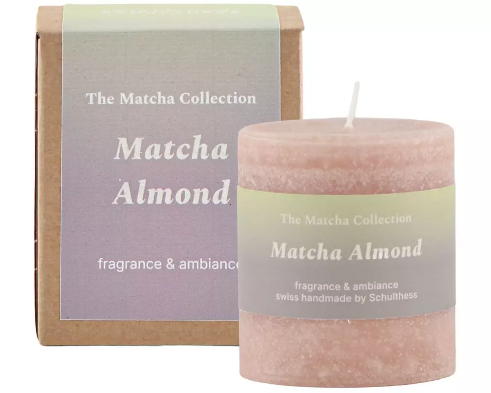 Schulthess Kerzen Duftkerze Matcha Almond 7 x 8 cm