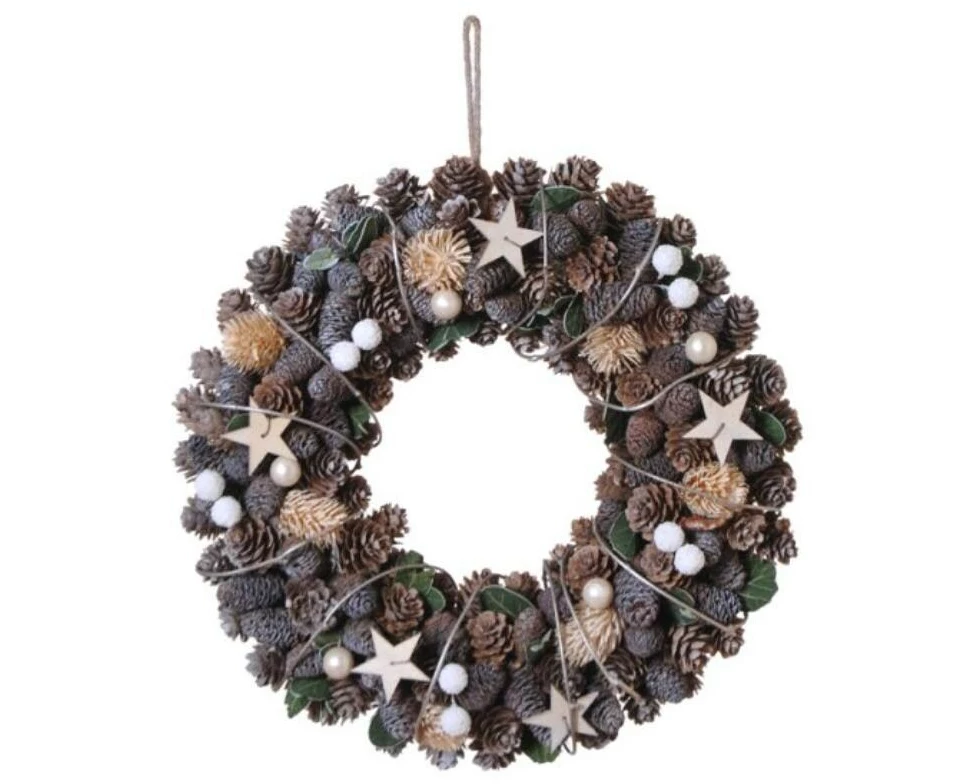 CHALET Aufhänger Weihnachtskranz Vorek S, 30 cm