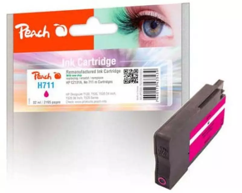 Peach Tinte HP Nr. 711 (CZ131A) Magenta