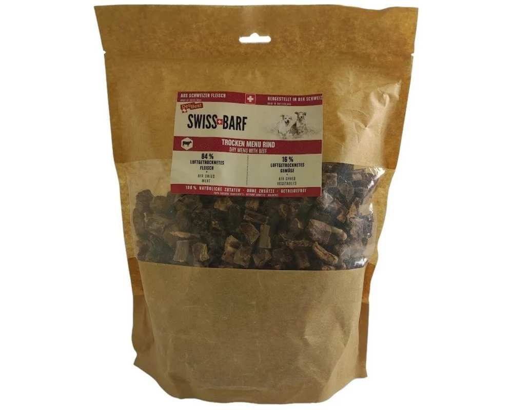 DeliBest Trockenfutter SWISS BARF Rind Mix 1 kg